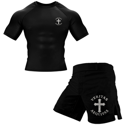 Truth and Justice BJJ Rash Guard - Short Sleeve