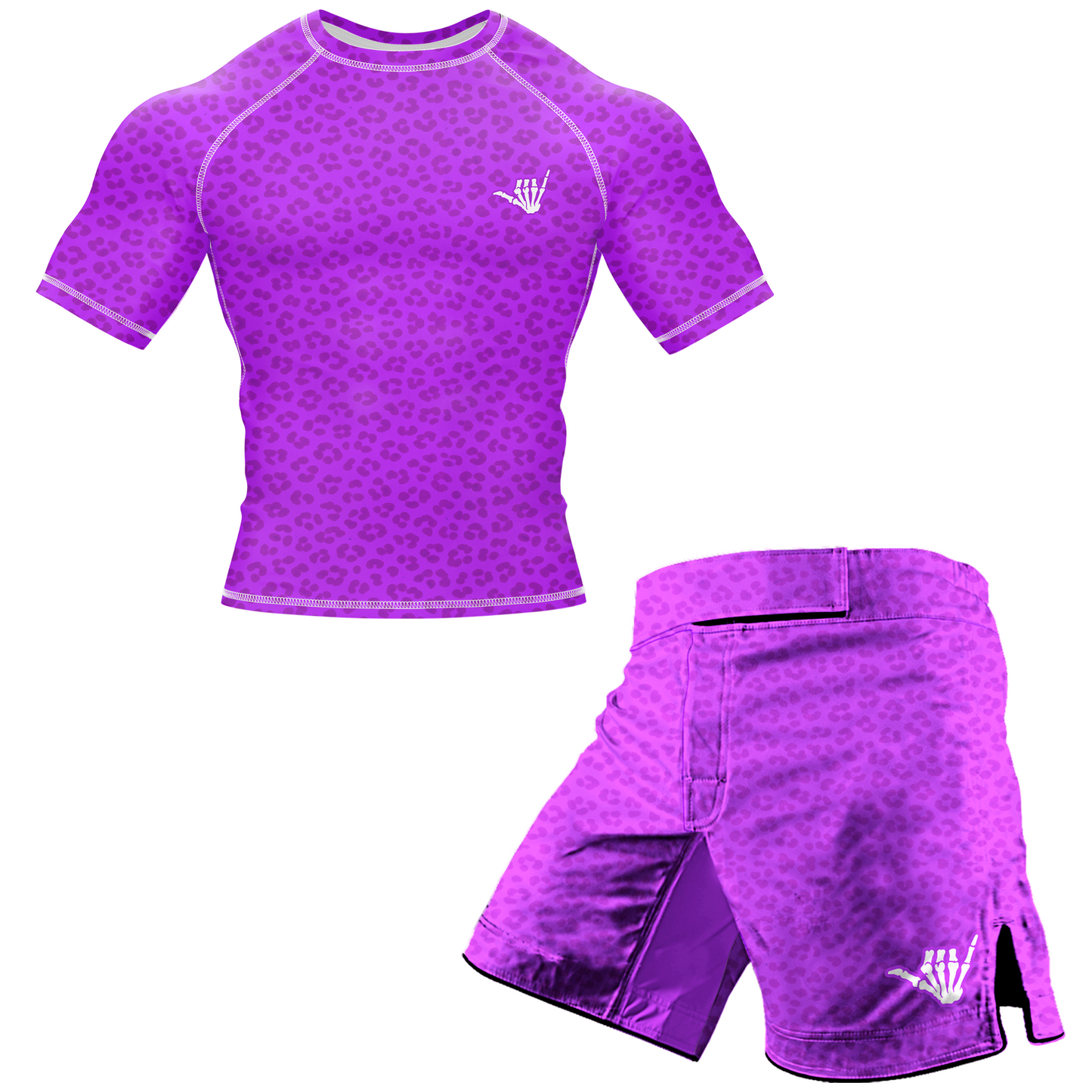 Purple Predator BJJ Rash Guard - Short Sleeve