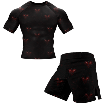 Sacred Heart BJJ Rash Guard - Short Sleeve