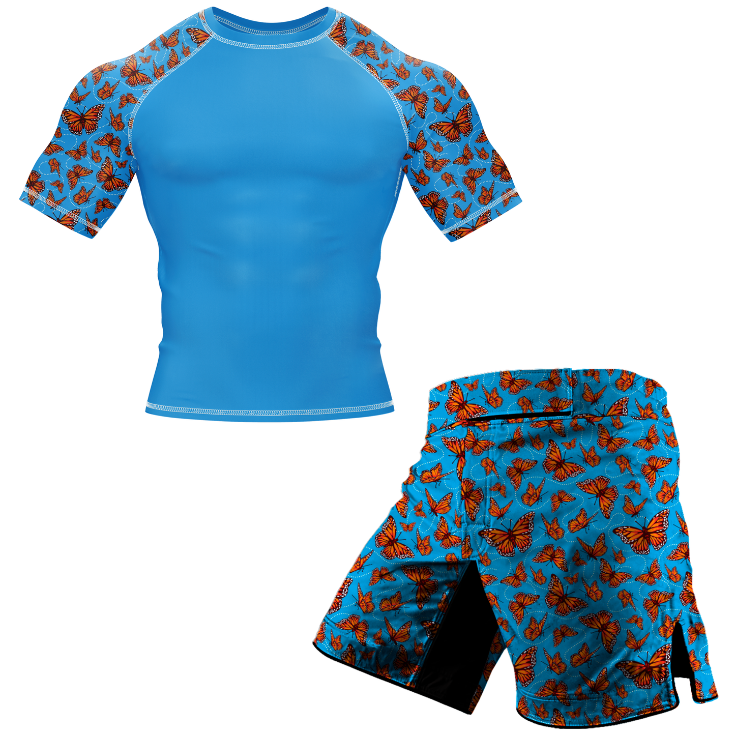 Monarch Wingspan BJJ Rash Guard - Short Sleeve