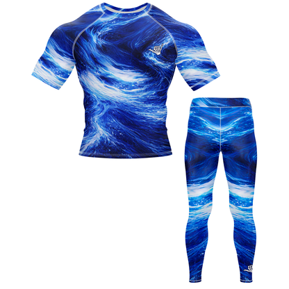 Flow BJJ Rash Guard - Short Sleeve