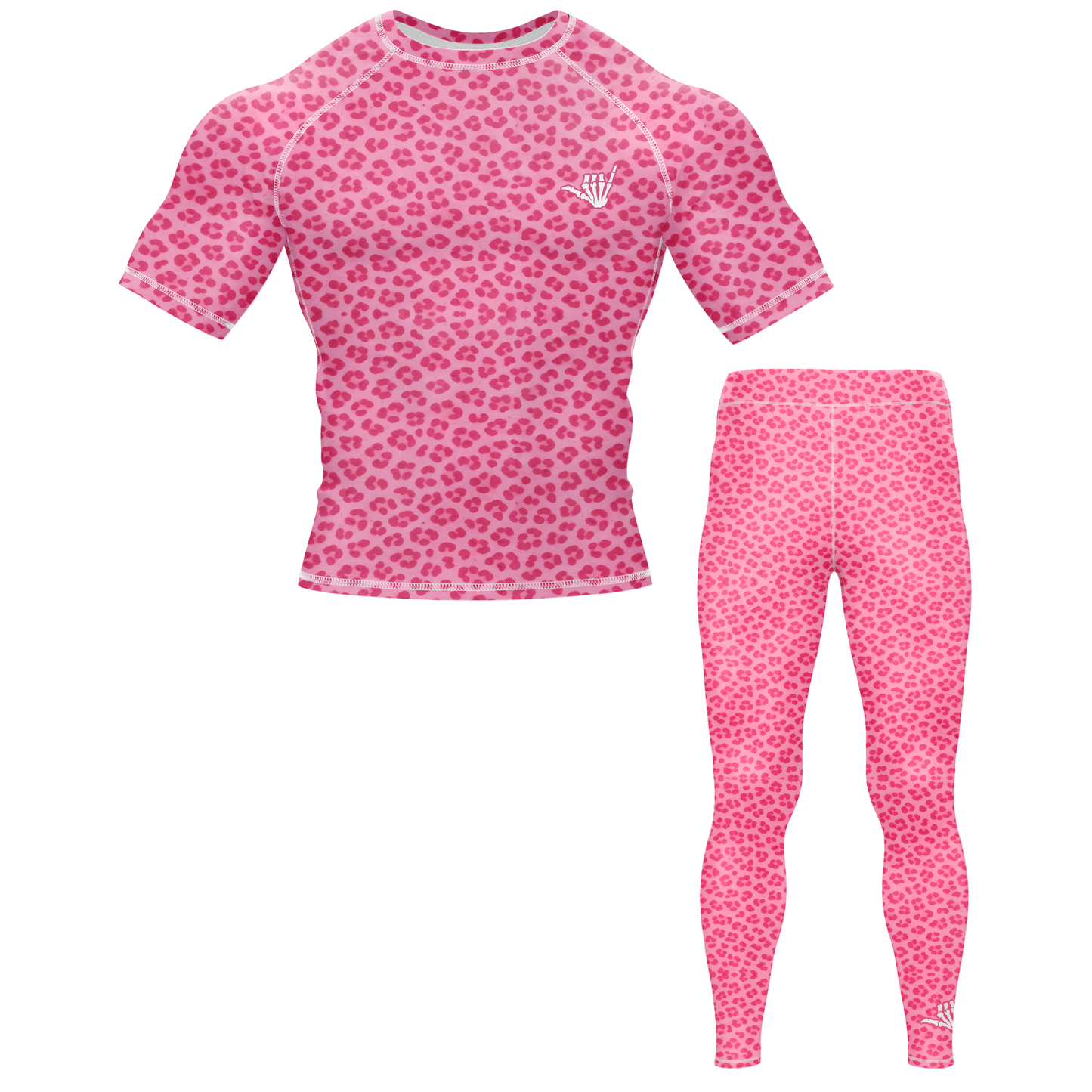 Pink Predator BJJ Rash Guard - Short Sleeve
