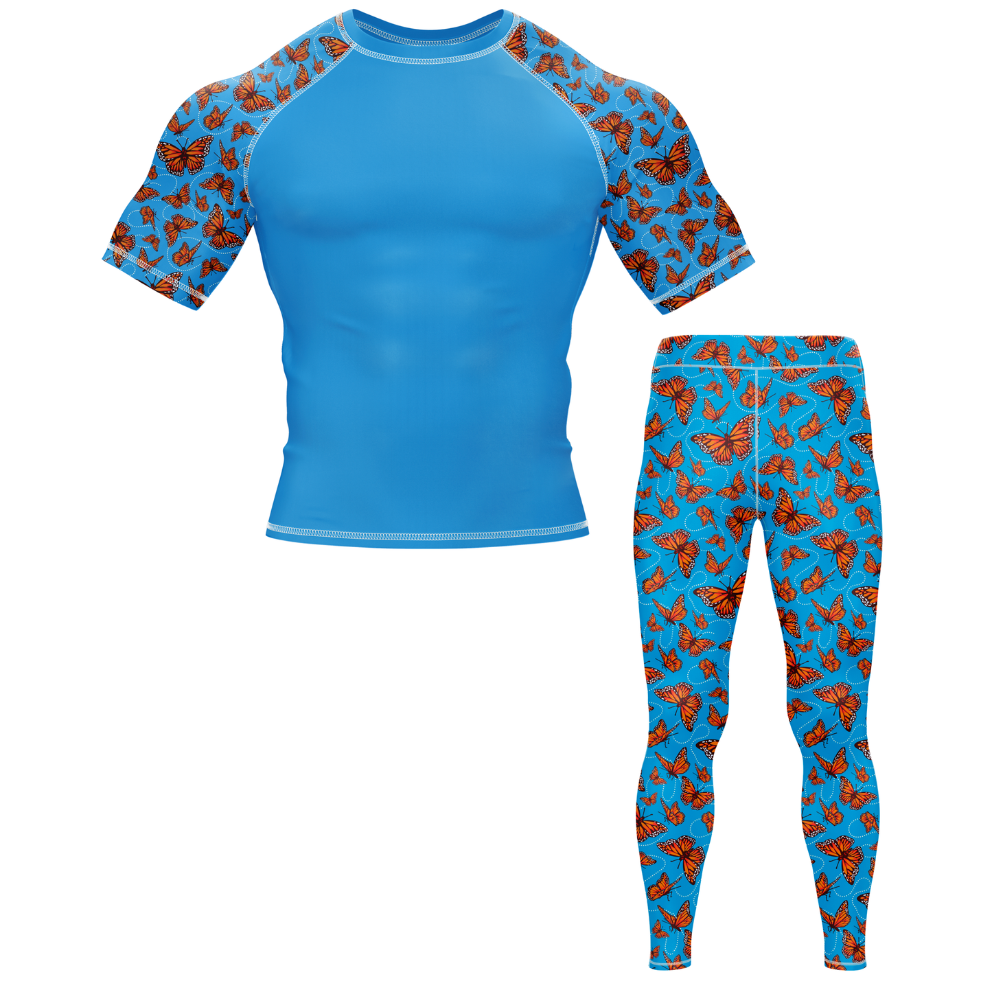 Monarch Wingspan BJJ Rash Guard - Short Sleeve