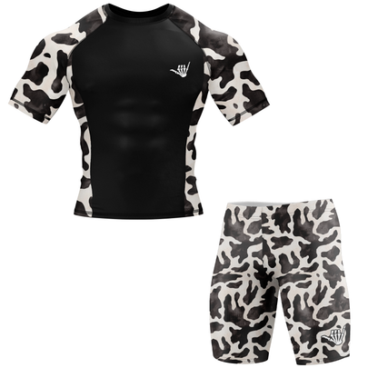 Cow Catcher BJJ Rash Guard - Short Sleeve