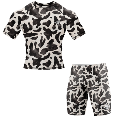 Cow Catcher BJJ Rash Guard - Short Sleeve