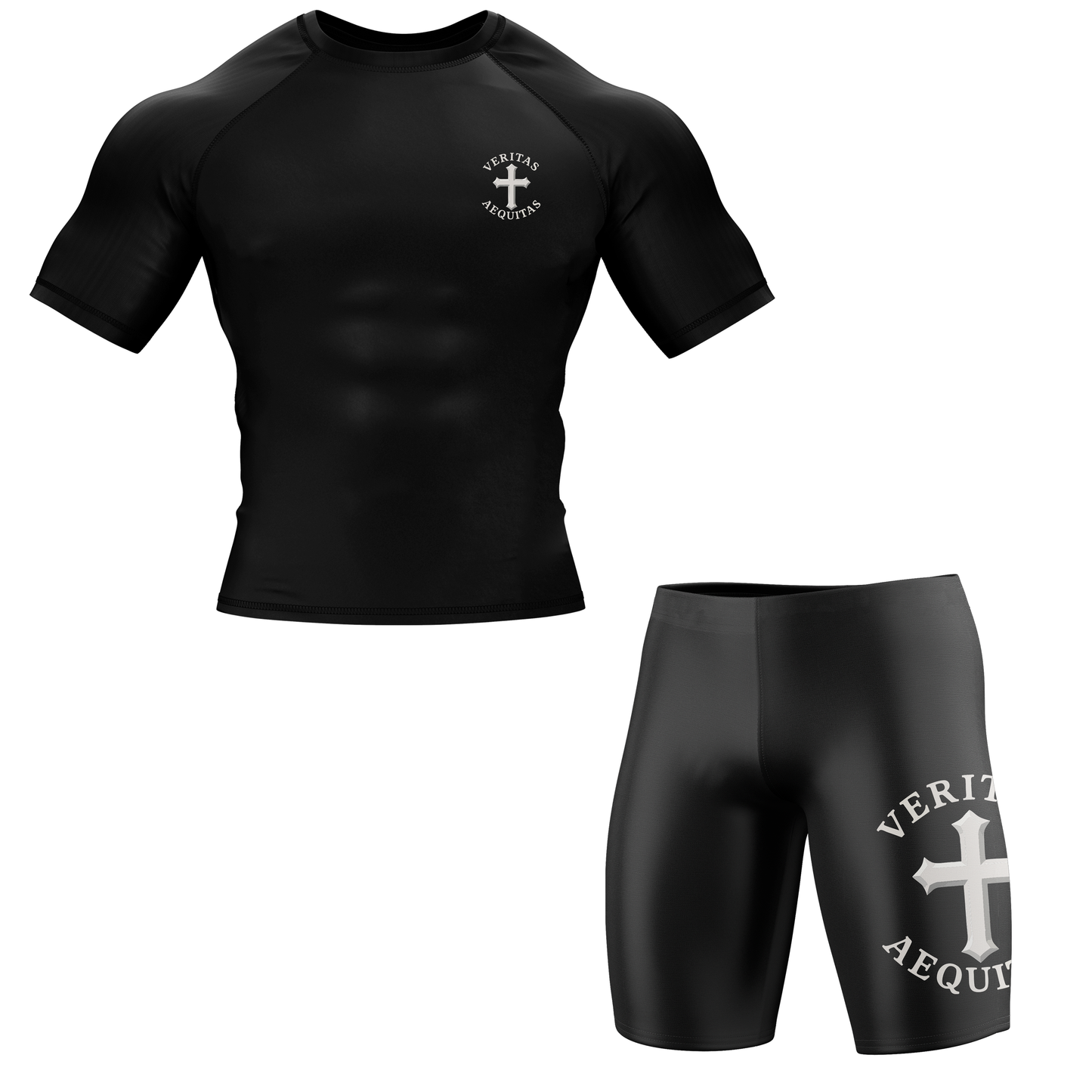 Truth and Justice BJJ Rash Guard - Short Sleeve
