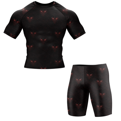 Sacred Heart BJJ Rash Guard - Short Sleeve