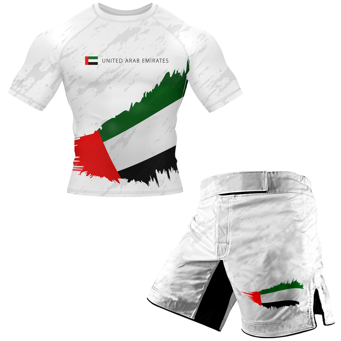 United Arab Emirates BJJ Rash Guard - Shortsleeve