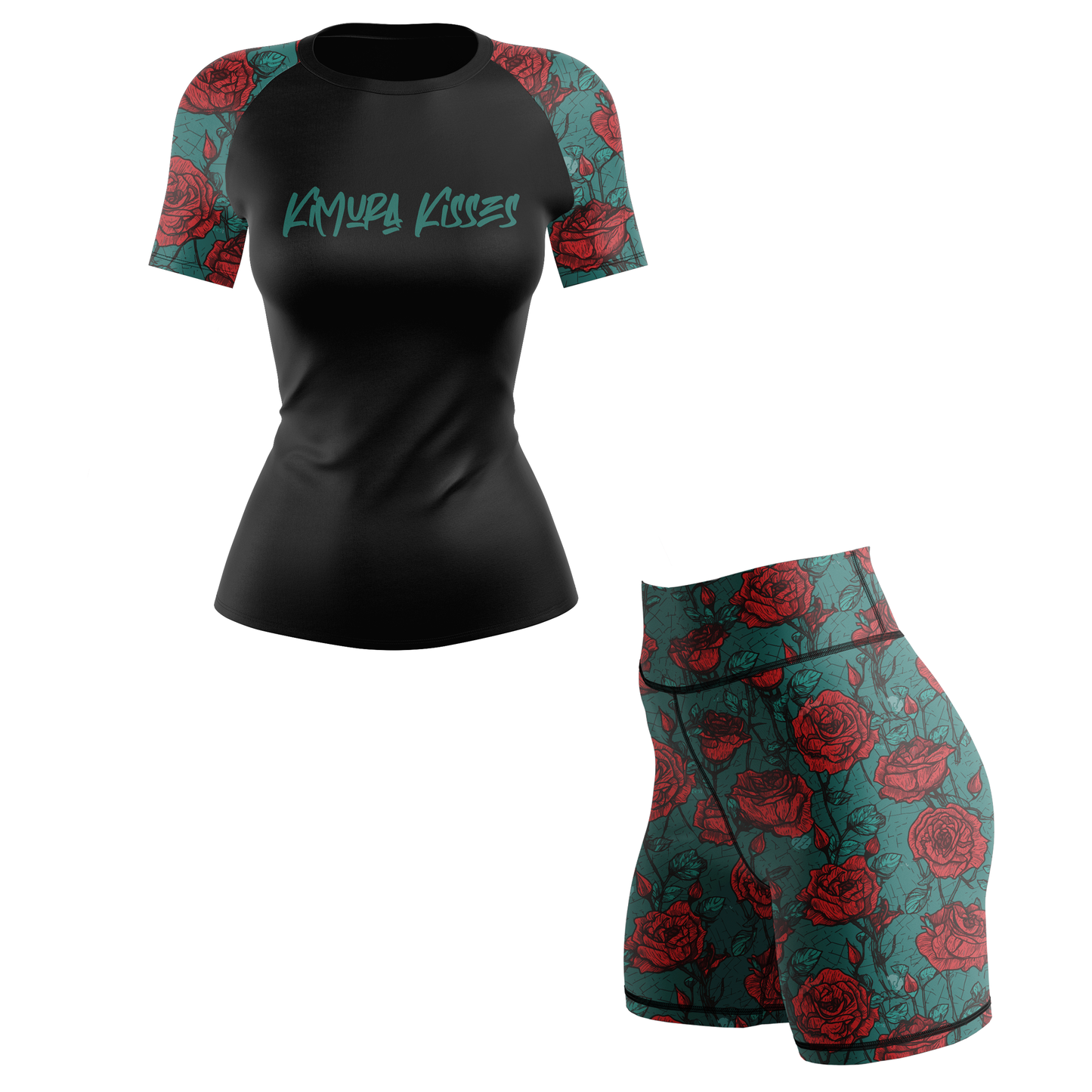 Kimura Kisses Women's BJJ Rash Guard