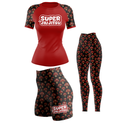 Super Jiu Jitsu Women's BJJ Rash Guard - Short Sleeve