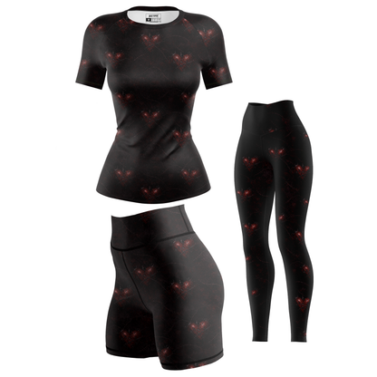 Sacred Heart Women's BJJ Rash Guard - Short Sleeve