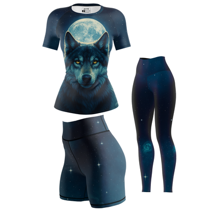 Lone Wolf Women's BJJ Rash Guard - Short Sleeve