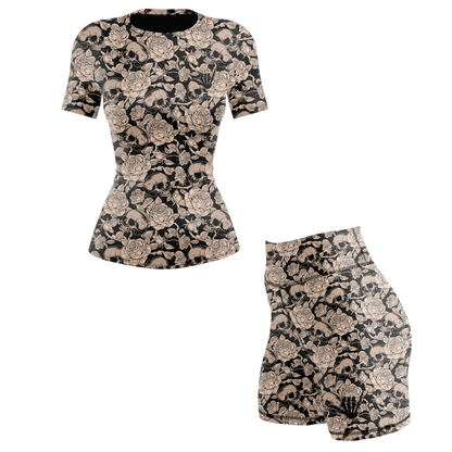 Choke Garden Women's BJJ Rash Guard - Shortsleeve