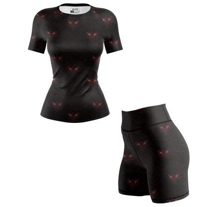 Sacred Heart Women's BJJ Rash Guard - Short Sleeve