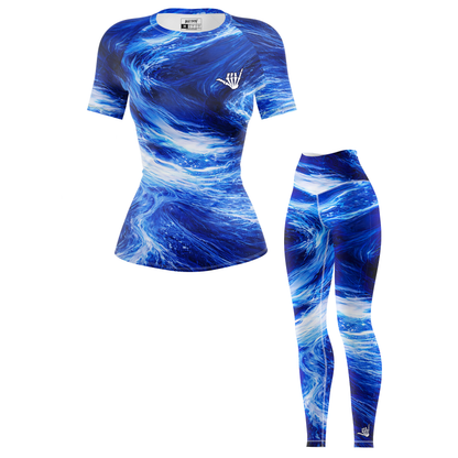 Flow Women's BJJ Rash Guard - Short Sleeve