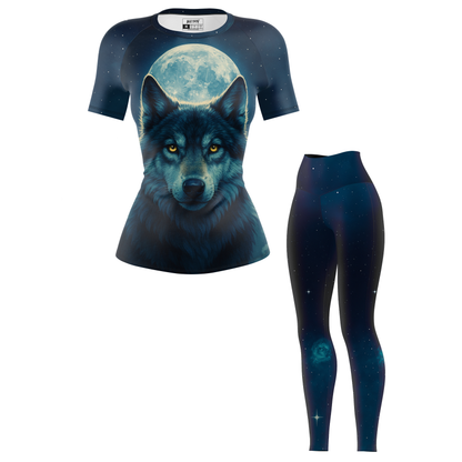 Lone Wolf Women's BJJ Rash Guard - Short Sleeve