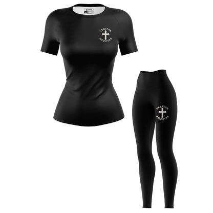 Truth and Justice Women's BJJ Rash Guard - Short Sleeve
