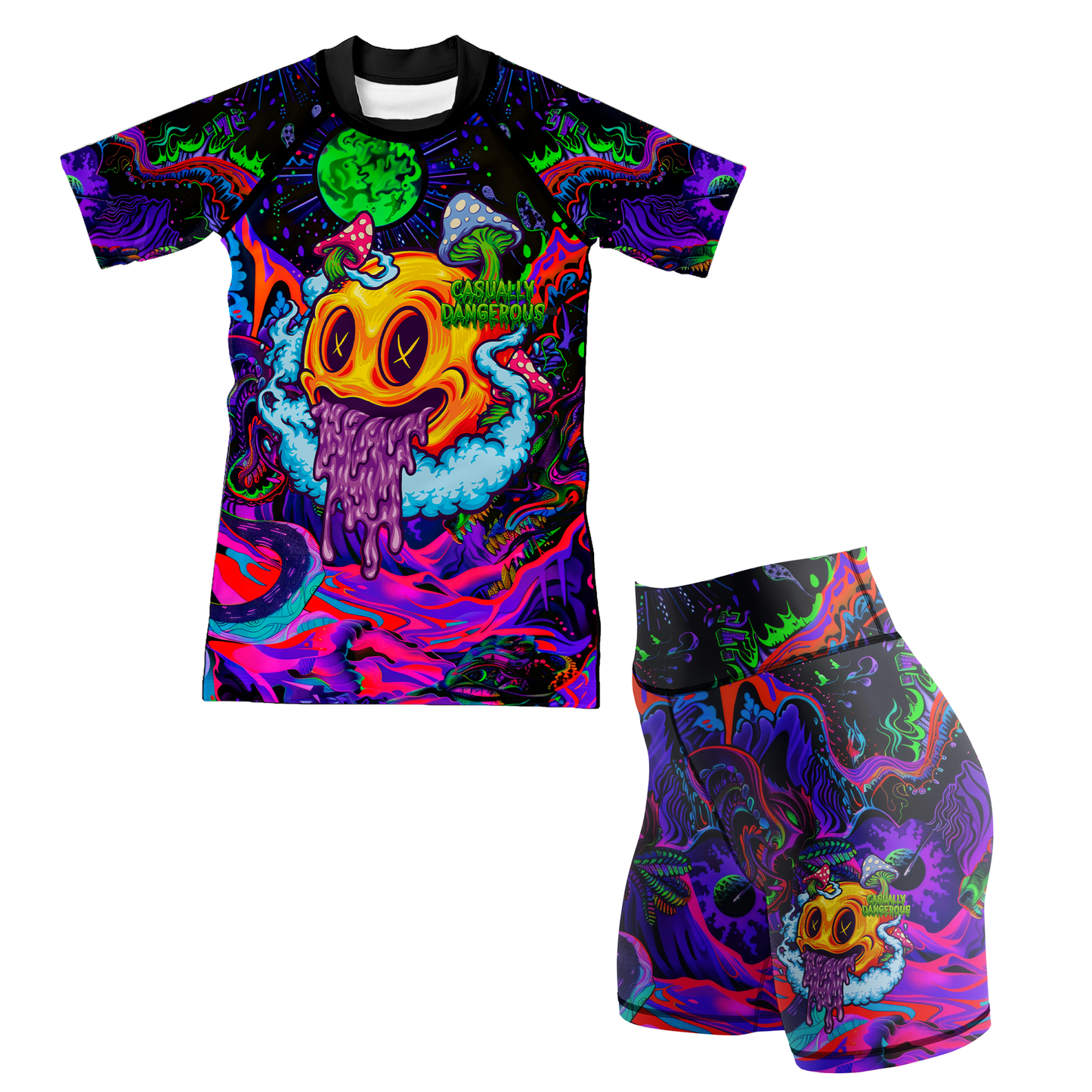 Casually Dangerous Kids BJJ Rash Guard