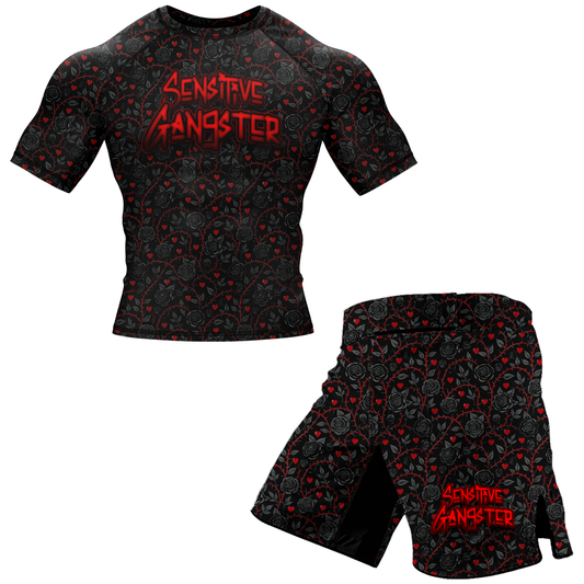 Sensitive Gangster BJJ Rash Guard - Shortsleeve