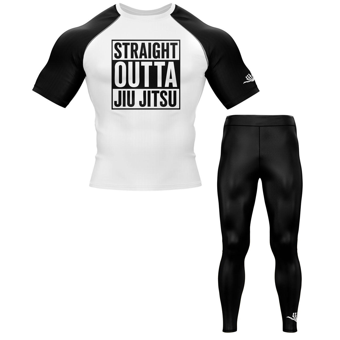 Straight Outta Jiu Jitsu BJJ Rash Guard - Shortsleeve