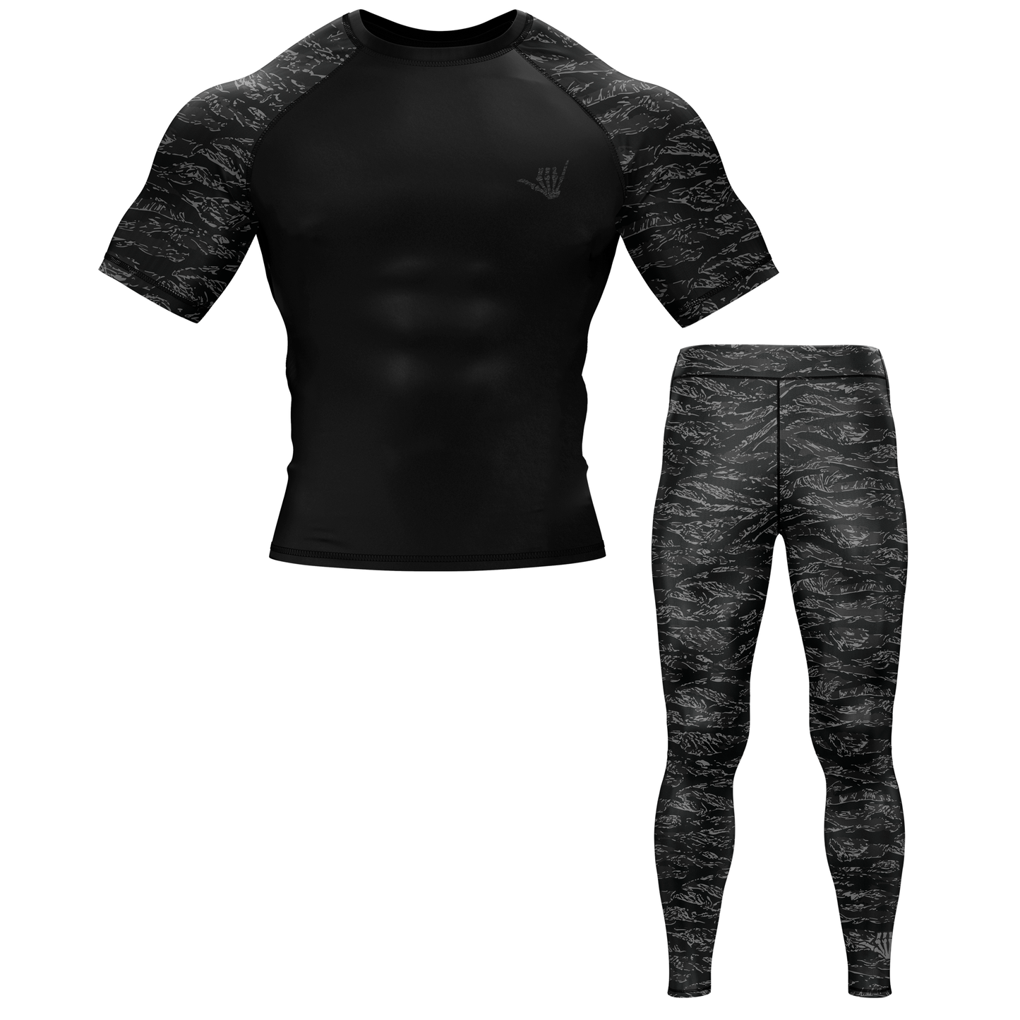 Night Tiger BJJ Rash Guard - Short Sleeve