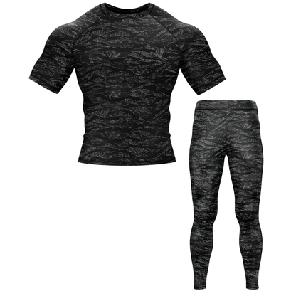 Night Tiger BJJ Rash Guard - Short Sleeve