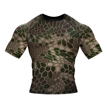 Venom Hunter BJJ Rash Guard - Short Sleeve