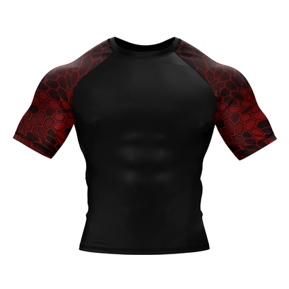 Venom Hunter BJJ Rash Guard - Short Sleeve