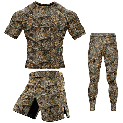 Camo Tree BJJ Rash Guard - Shortsleeve