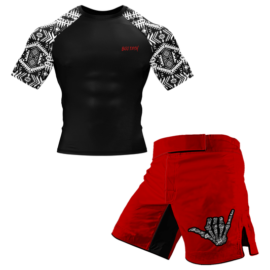 Apocalyptic Choke BJJ Rash Guard - Short Sleeve