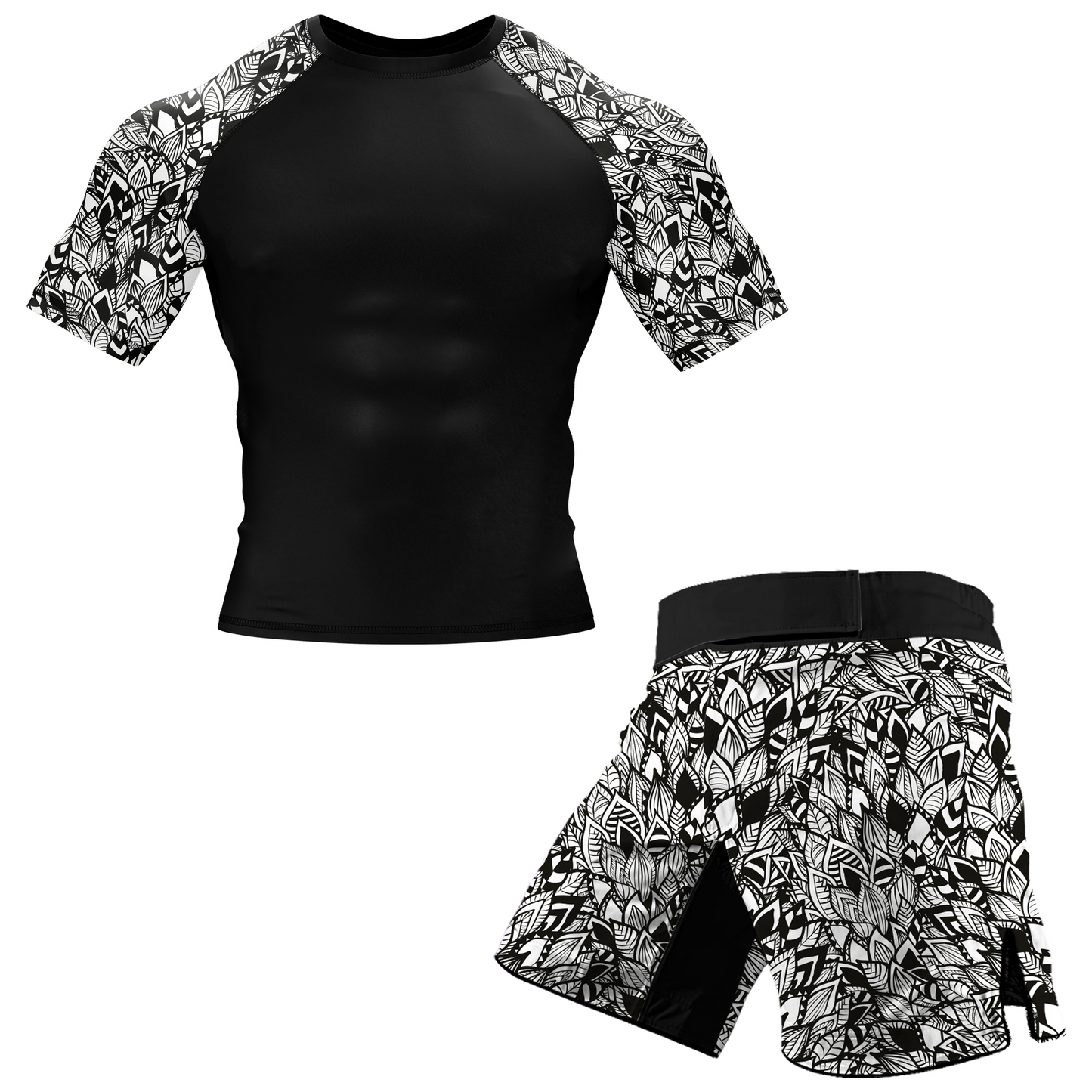 Dark Boho BJJ Rash Guard - Shortsleeve