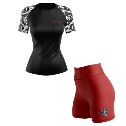 Apocalyptic Choke Women's BJJ Spats Shorts