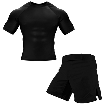 Plain Black BJJ/MMA Shorts