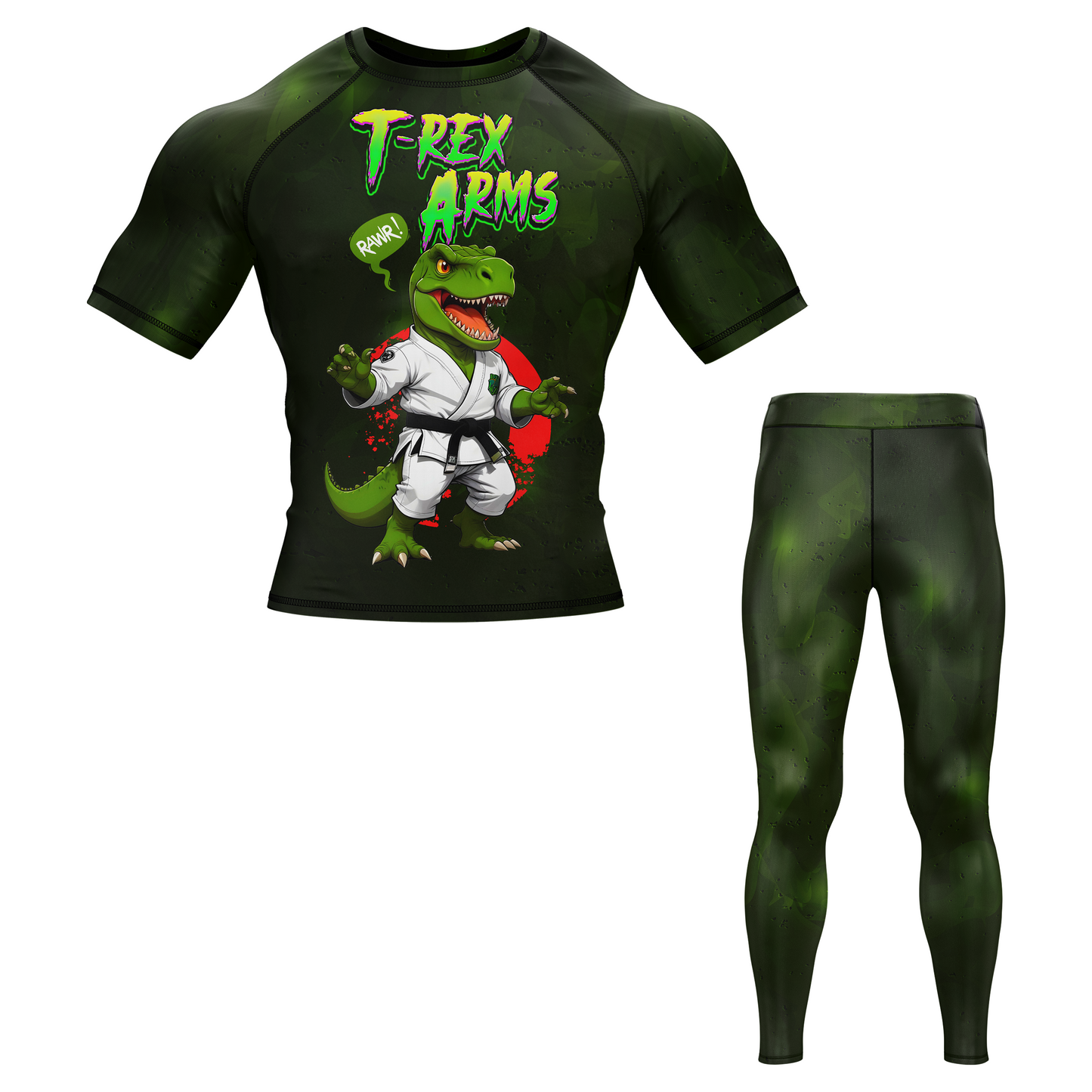 T-Rex Arms BJJ Rash Guard - Short sleeve