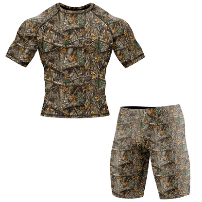 Camo Tree BJJ Rash Guard - Shortsleeve