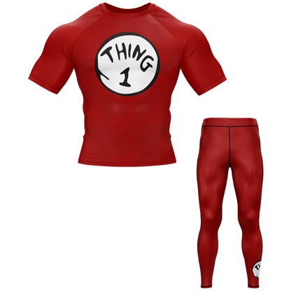 Thing 1 & Thing 2 BJJ Rash Guard - Short Sleeve