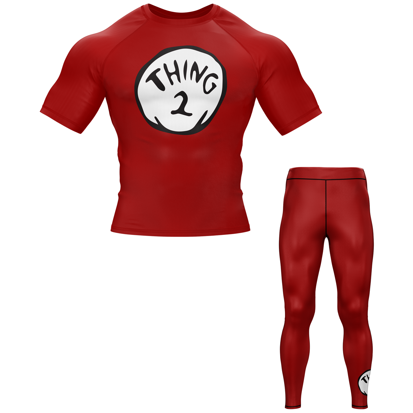 Thing 1 & Thing 2 BJJ Rash Guard - Short Sleeve