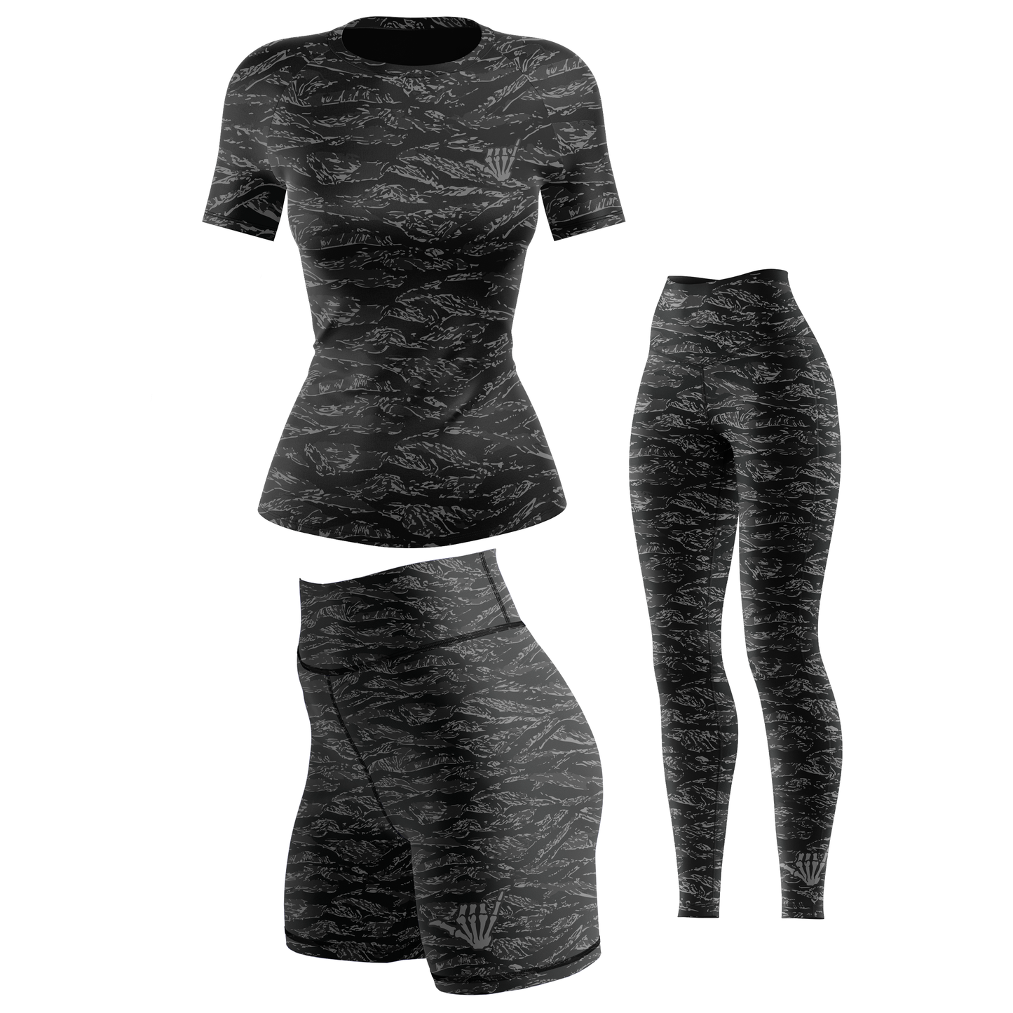 Night Tiger Women's BJJ Rash Guard - Short Sleeve