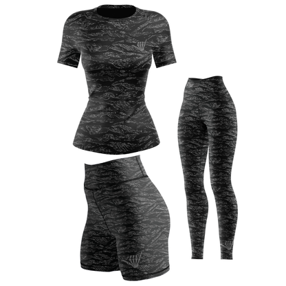 Night Tiger Women's BJJ Rash Guard - Short Sleeve