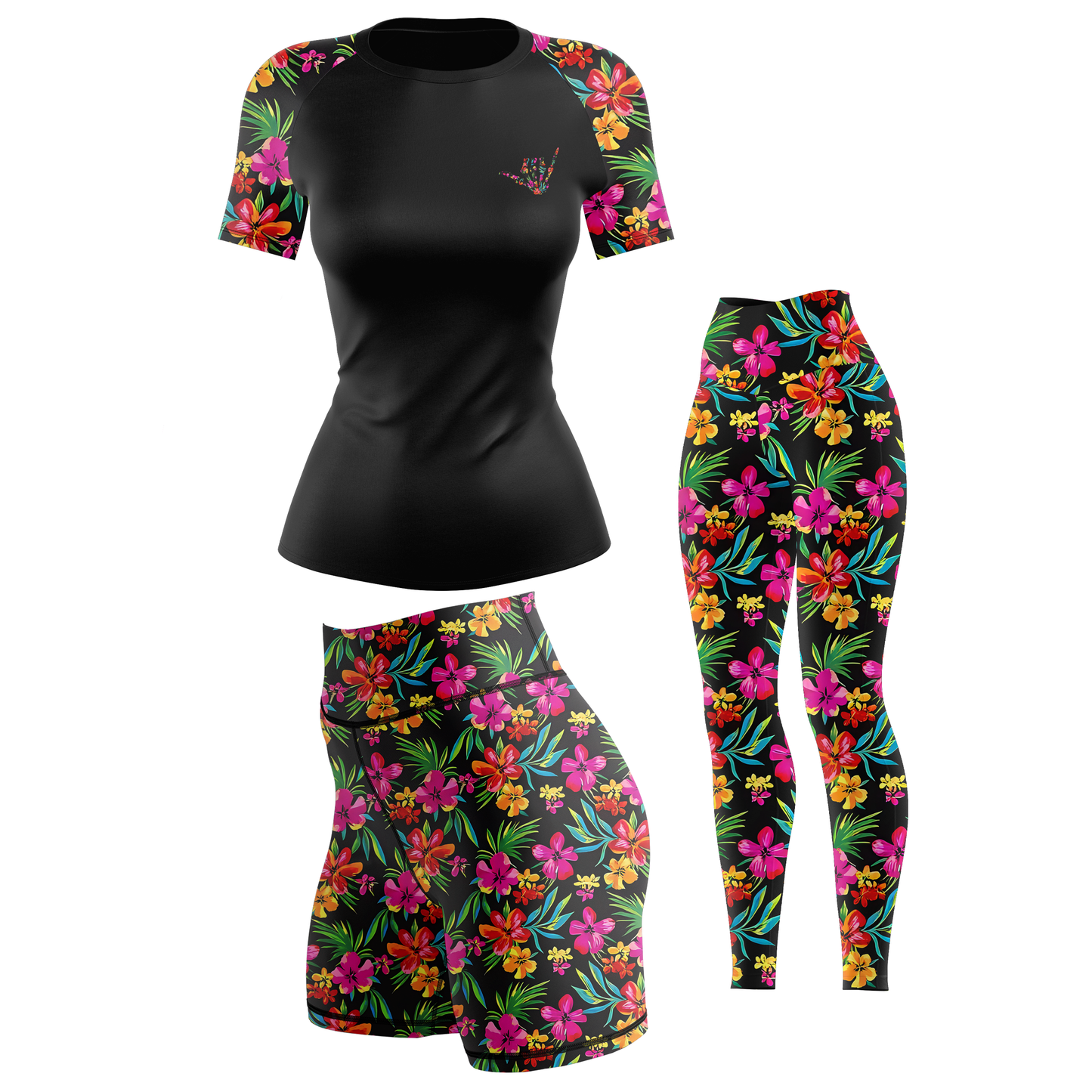 Tropical Jiu Jitsu Women's BJJ Rash Guard - Shortsleeve