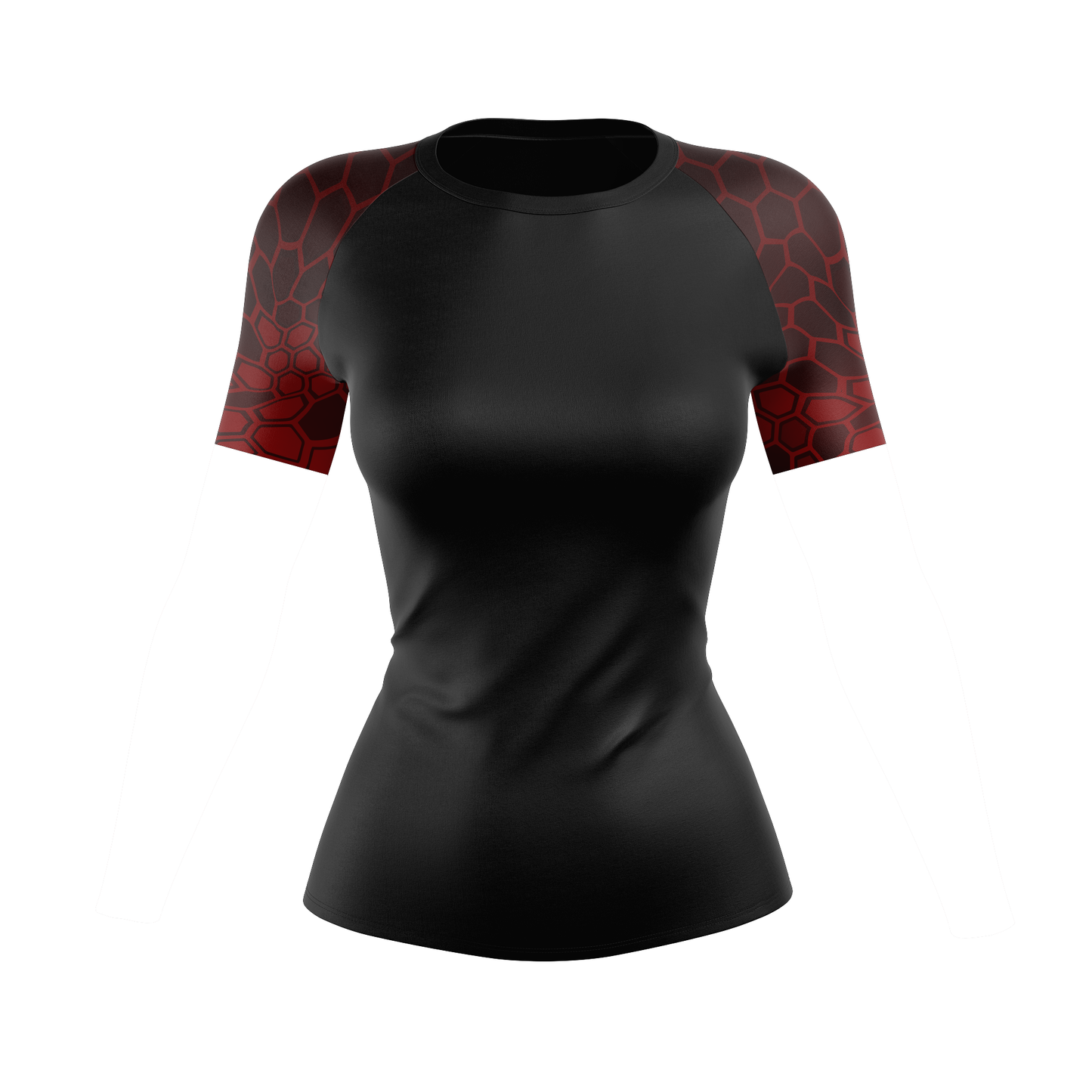 Venom Hunter Women's BJJ Rash Guard - Short Sleeve