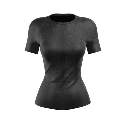 Black Essential Women's BJJ Rash Guard - Short Sleeve