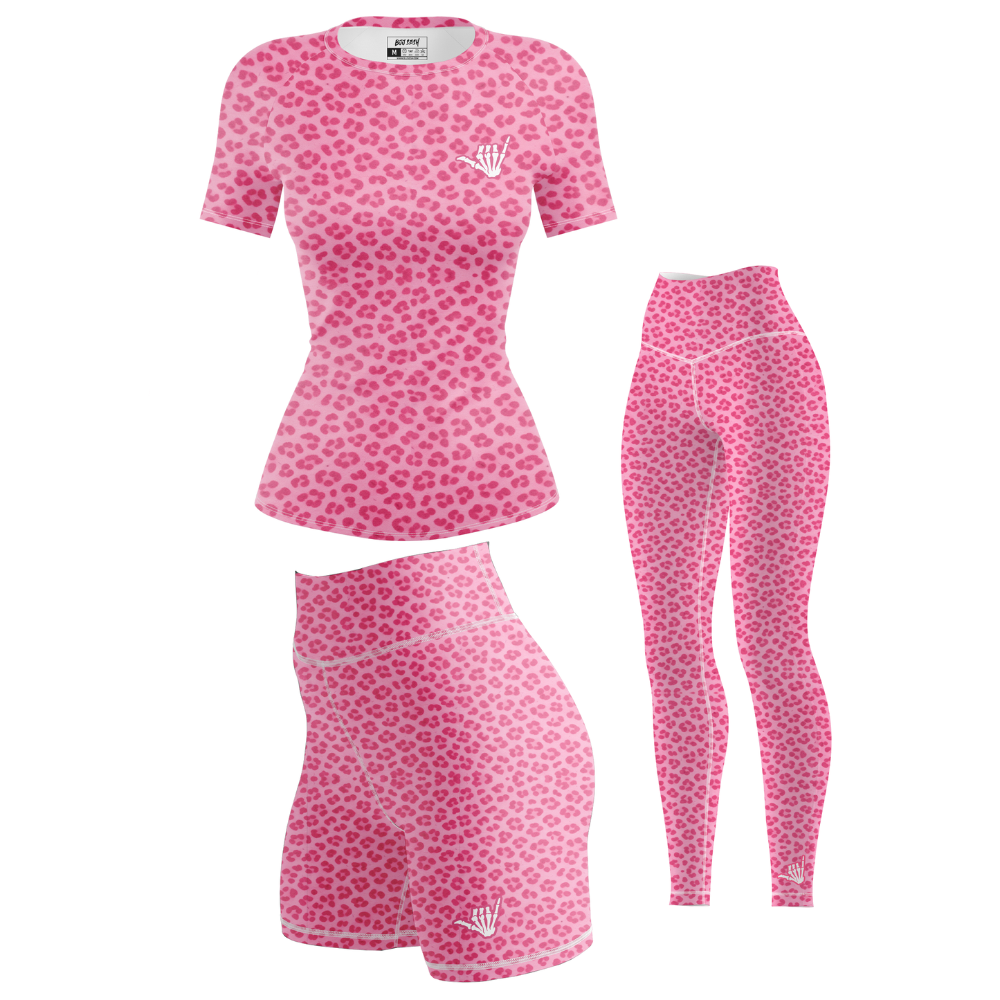 Pink Predator Women's BJJ Rash Guard - Short Sleeve