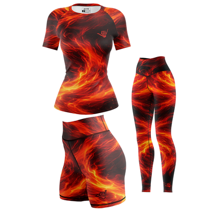 Force Women's BJJ Rash Guard - Short Sleeve