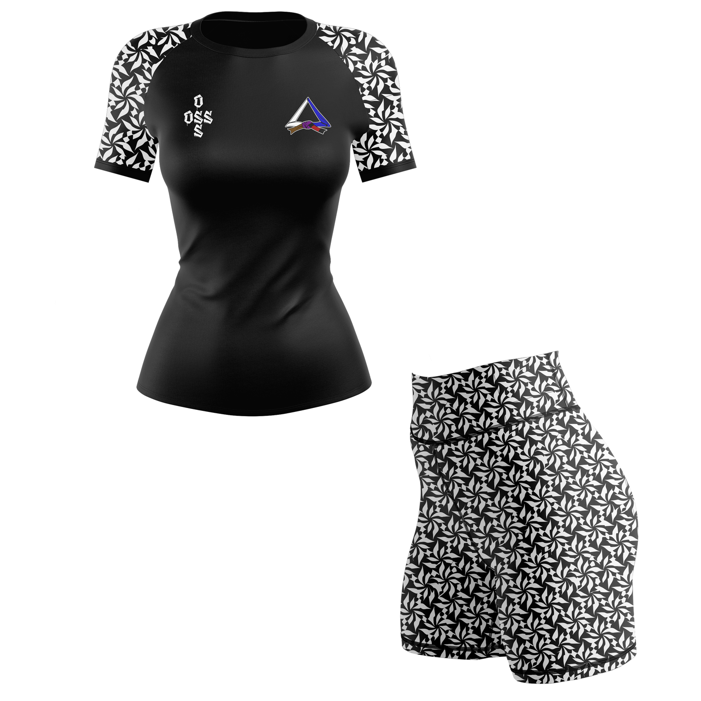 Oss Jiu Jitsu Women's BJJ Rash Guard - Short Sleeve