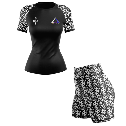Oss Jiu Jitsu Women's BJJ Rash Guard - Short Sleeve