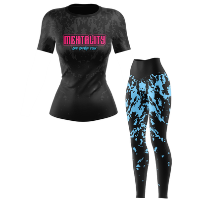 Mentality Women's BJJ Rash Guard - Short Sleeve