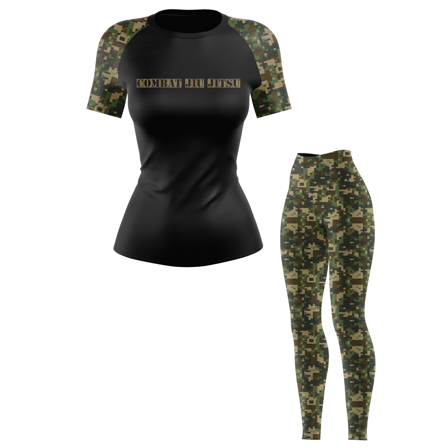 Combat Jiu Jitsu Women's BJJ Rash Guard - Shortsleeve