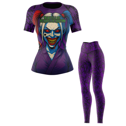 Casually Undiagnosed Women's BJJ Rash Guard - Short Sleeve