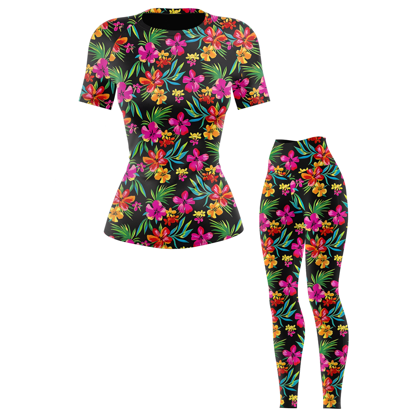 Tropical Jiu Jitsu Women's BJJ Rash Guard - Shortsleeve